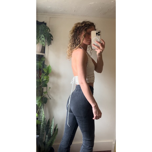 artisan made crochet crop top - Picture 7 of 7